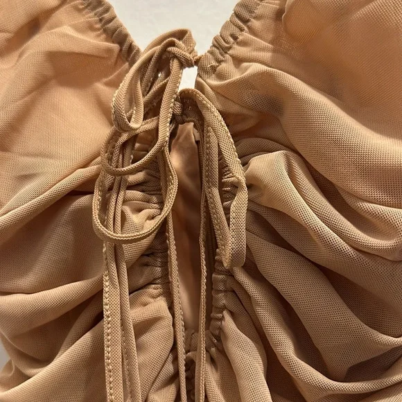 Bodycon Ruched Mini Dress - Picture 4 of 9